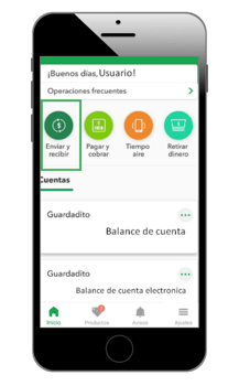 Enviar y recibir dinero en App Banco Azteca