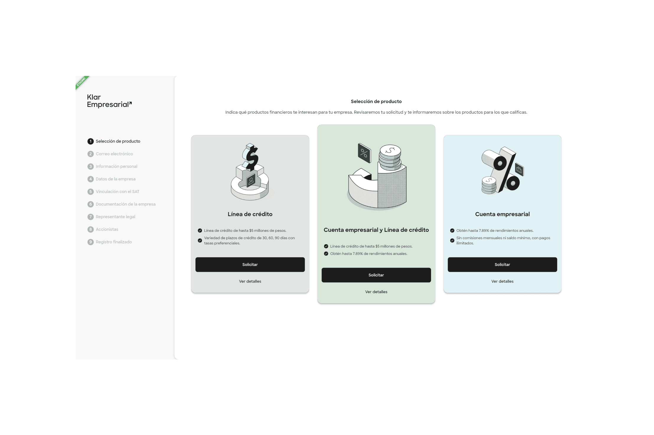 Abrir cuenta Klar Empresarial
