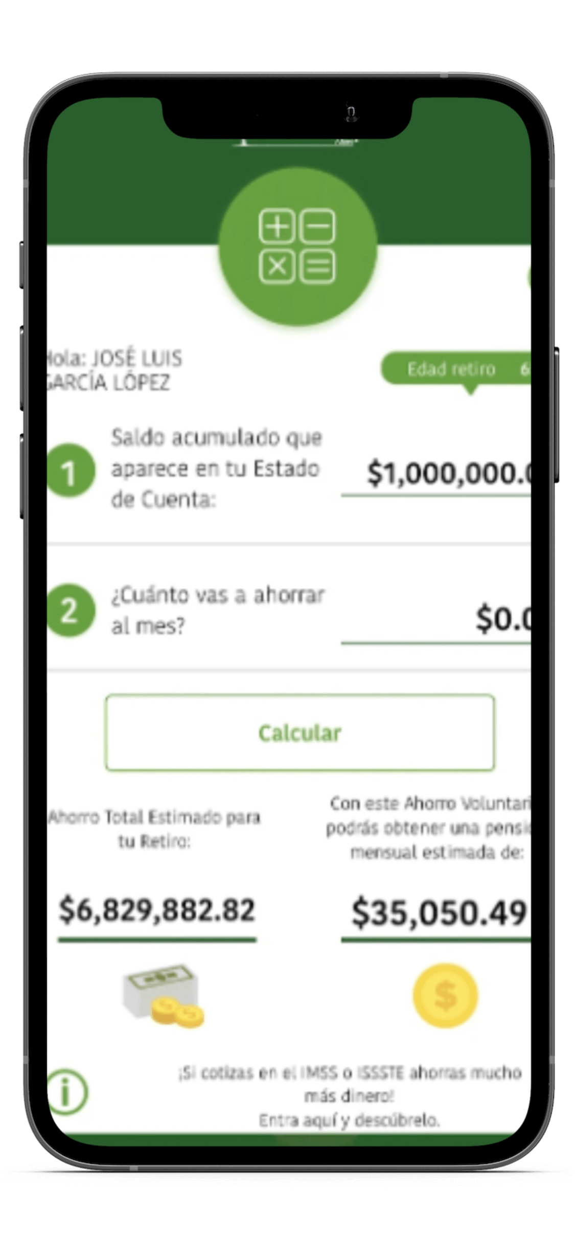 Afore InverCap calcular pensión