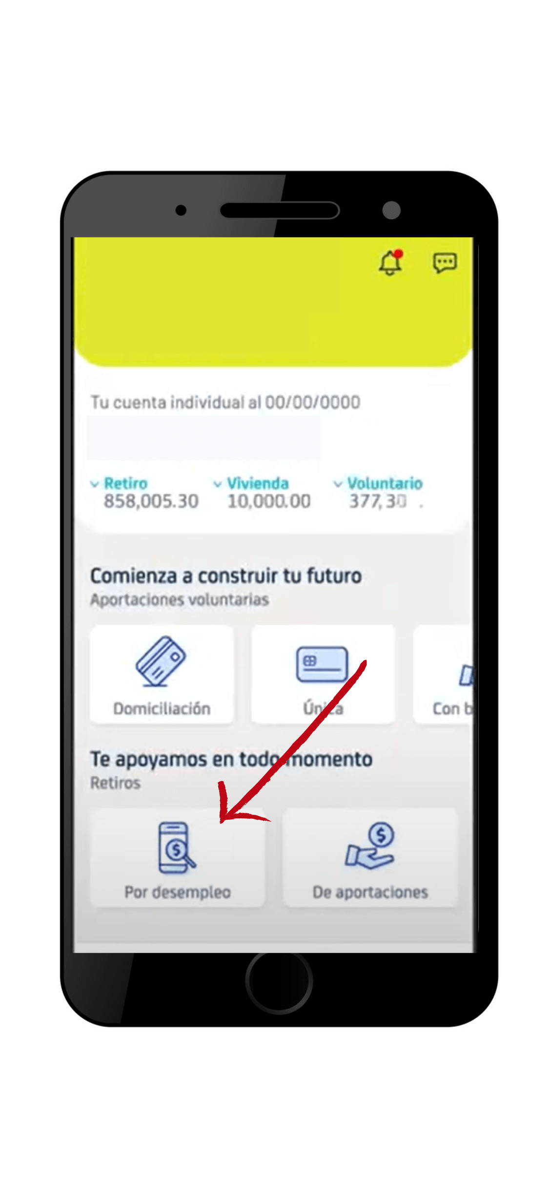 Afore sura retiro por desempleo proceso app