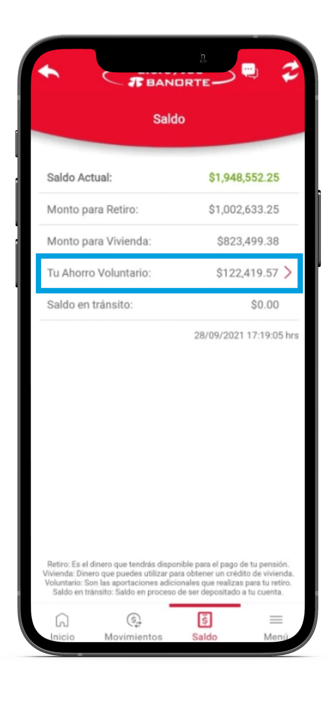 Ahorro voluntario en Afore XXI Banorte