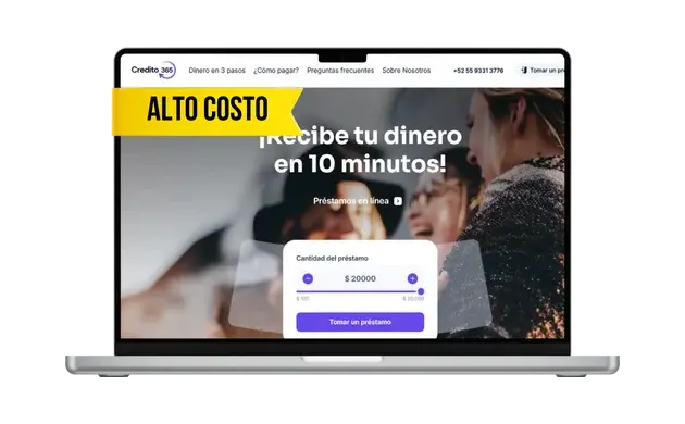 Mejores apps de préstamos inmediatos Crédito 365 sitio web