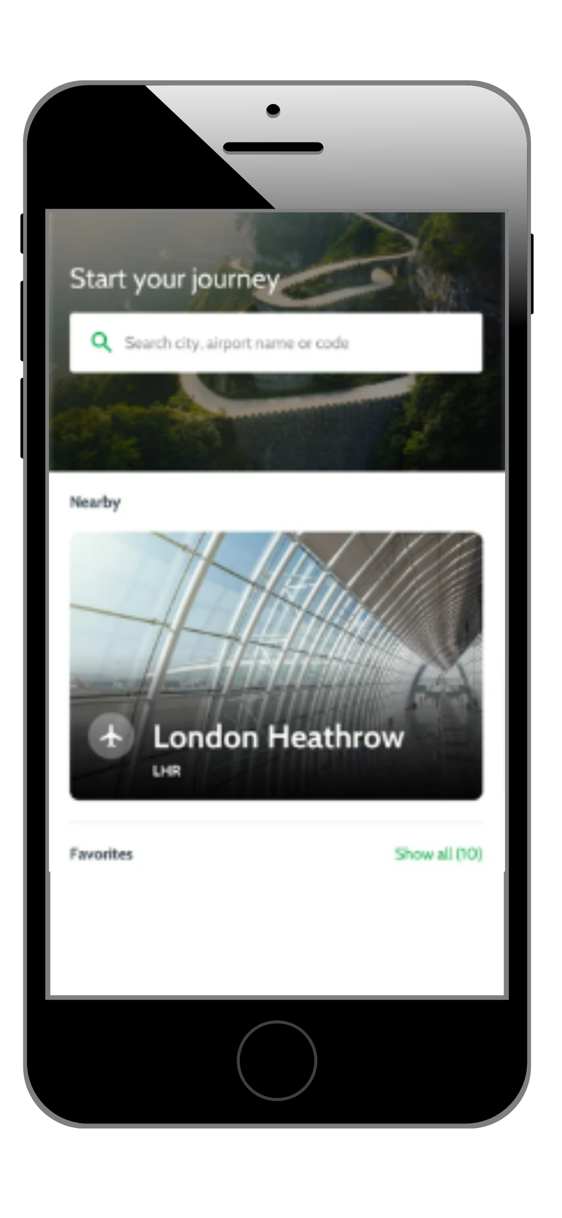 Buscar salas LoungeKey en app