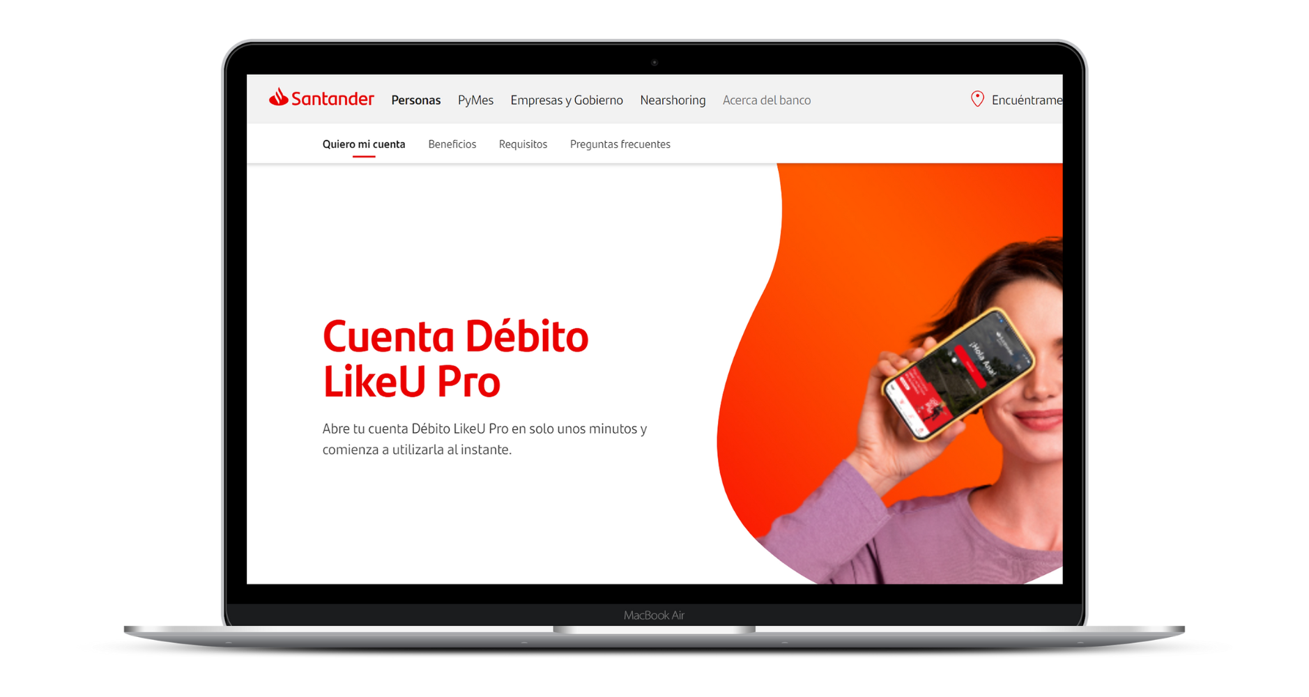 Cómo convertir a Cuenta de Débito LikeU Pro