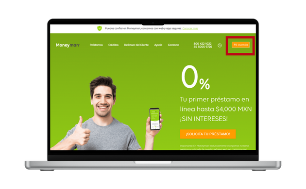 Cómo pedir un préstamo en Moneyman