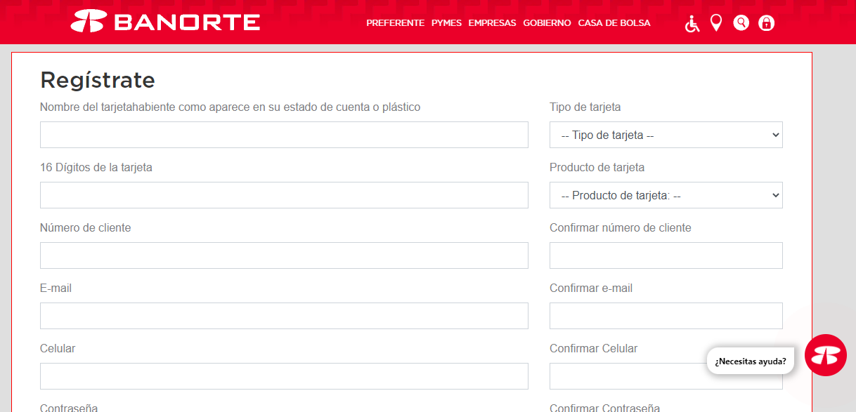 Cómo registrarte a Tu Tarjeta Favorita Banorte