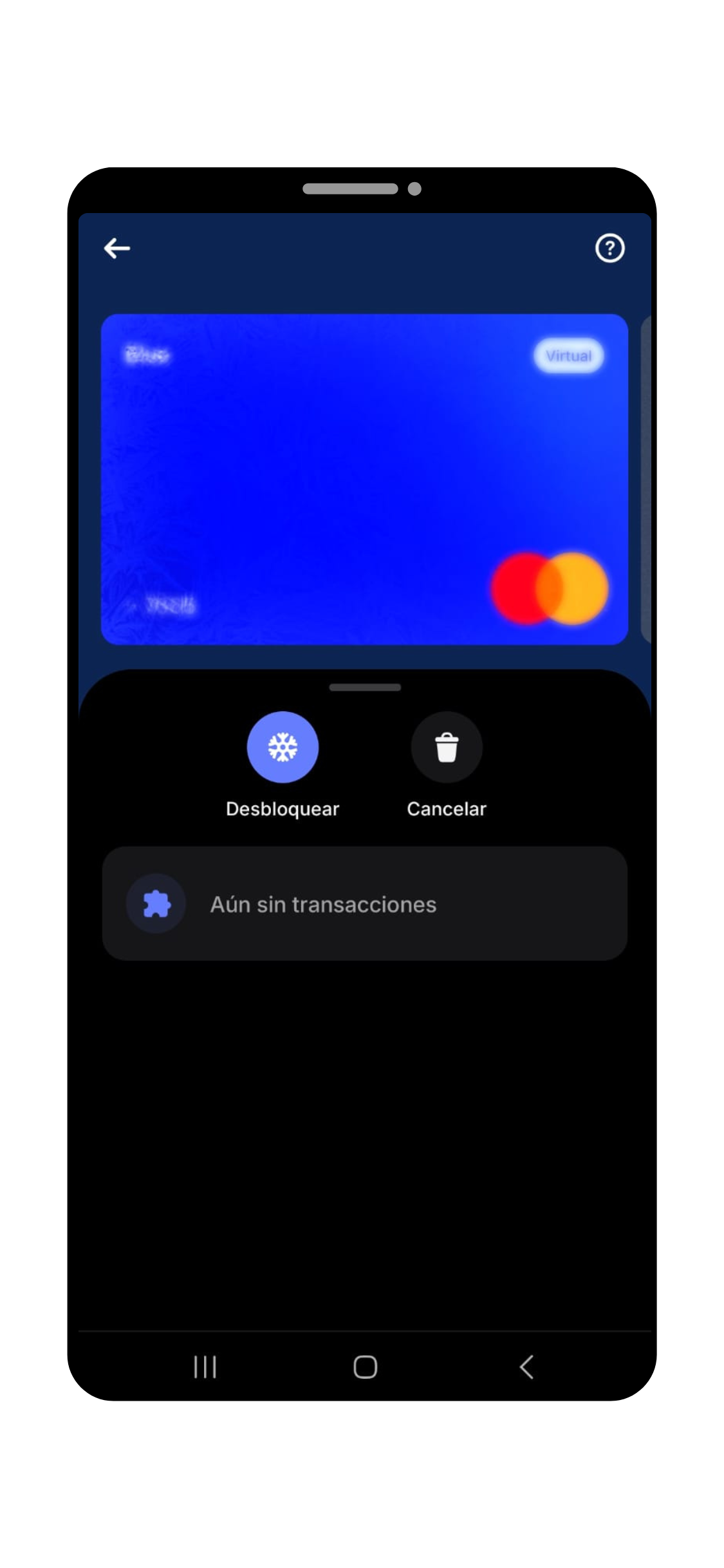 Congelar tarjeta en app Revolut México