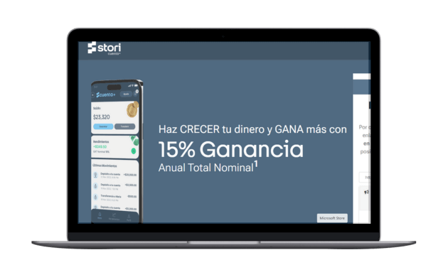 Cuenta de ahorro Stori+