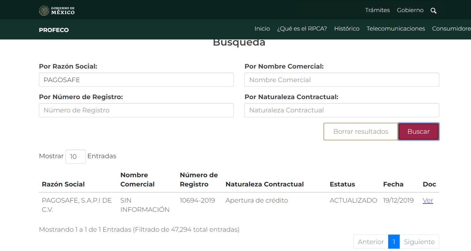 Digitt es confiable y seguro Profeco