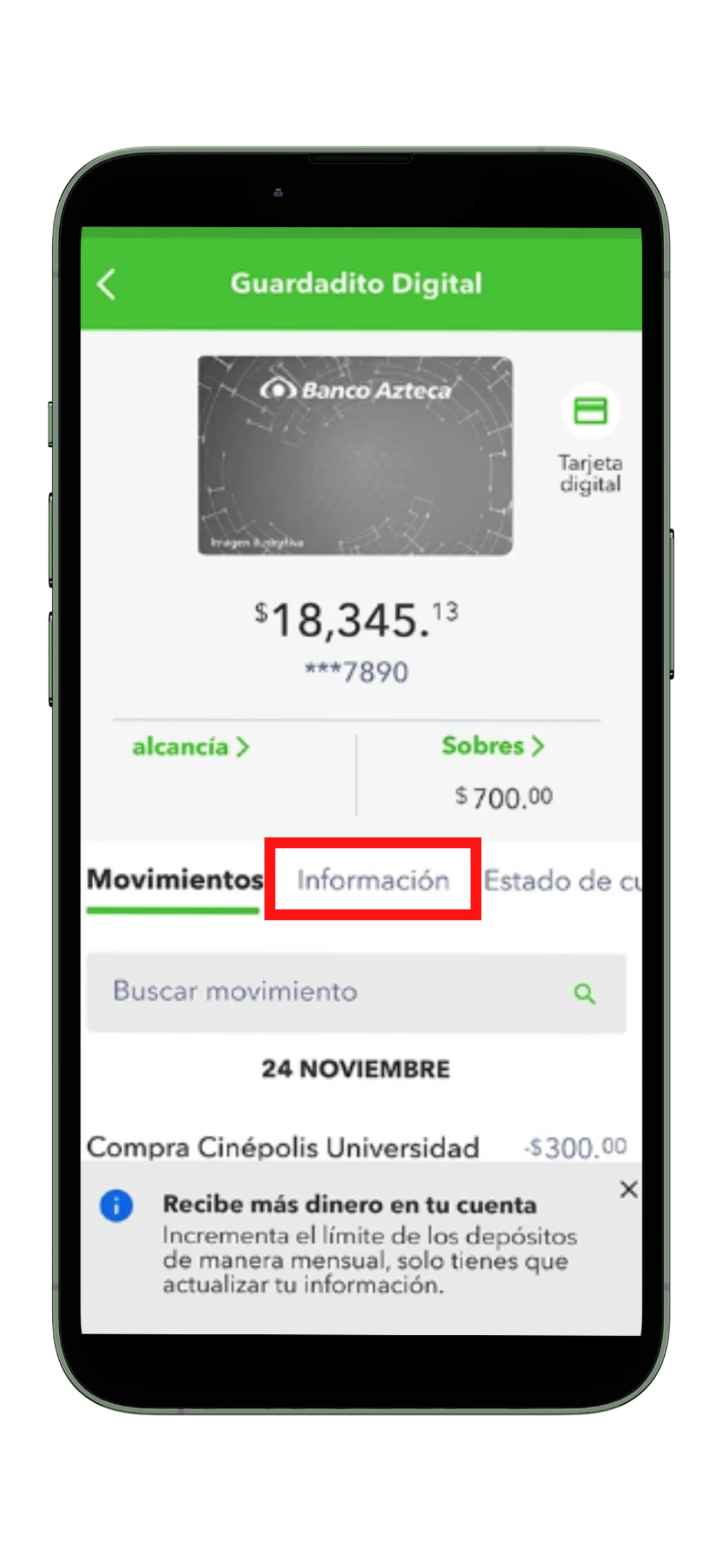 Donde puedo depositar a banco azteca