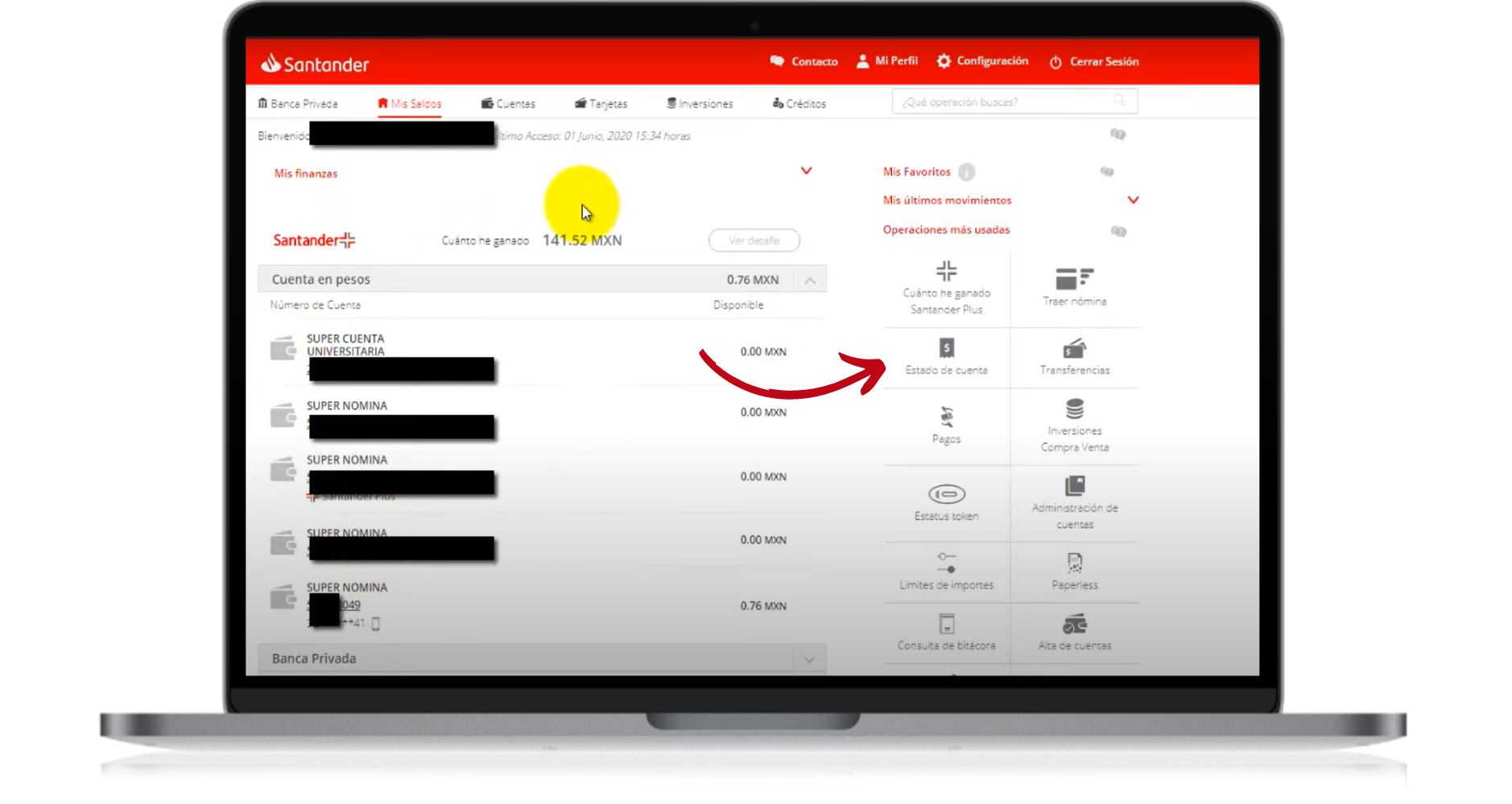 Clabe interbancario Santander 