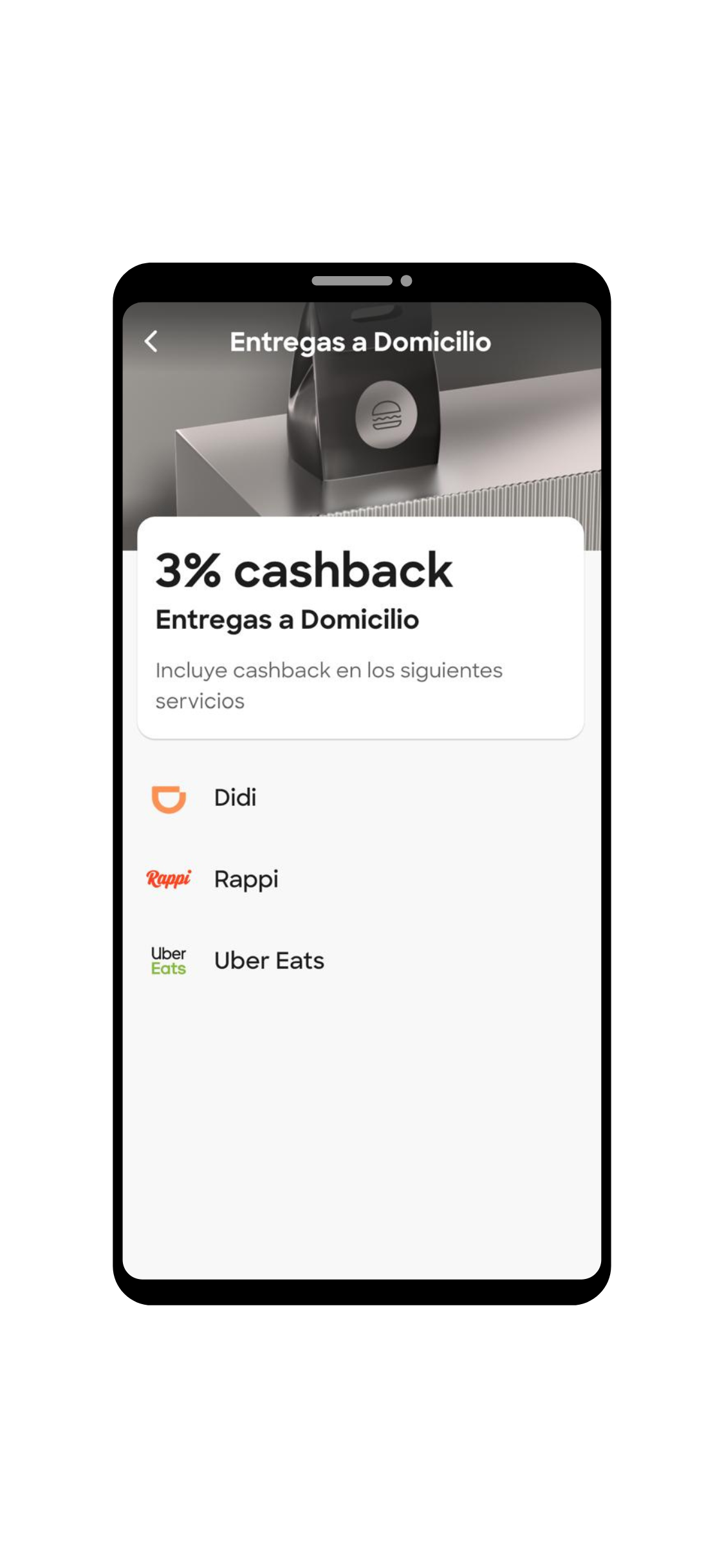 Klar Platino apps de delivery que dan cashback