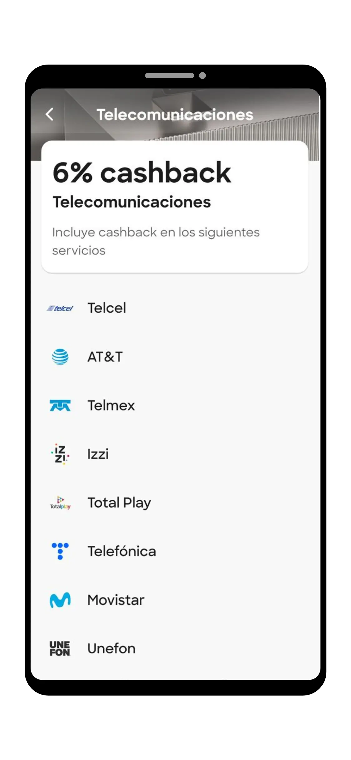 Klar Platino telecomunicaciones que dan cashback