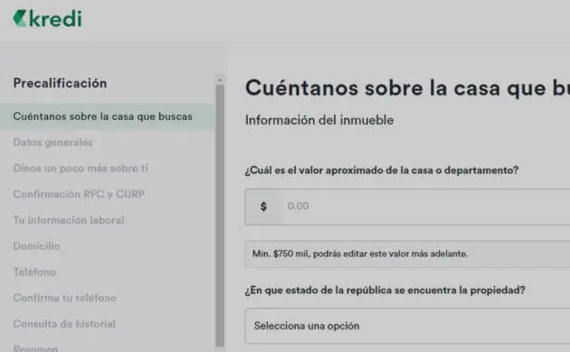 Kredi Precalificación