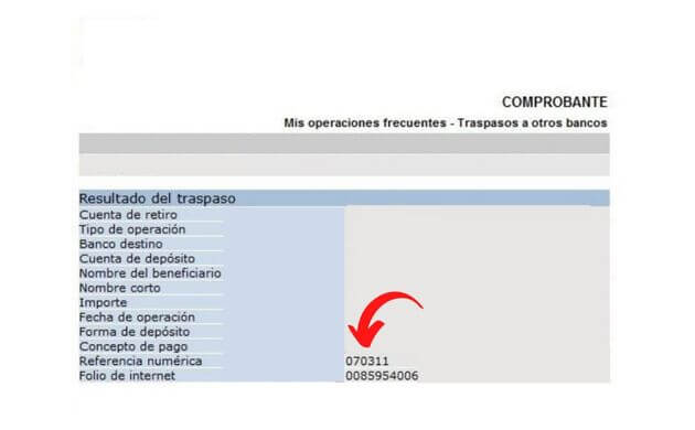 Número de referencia SPEI