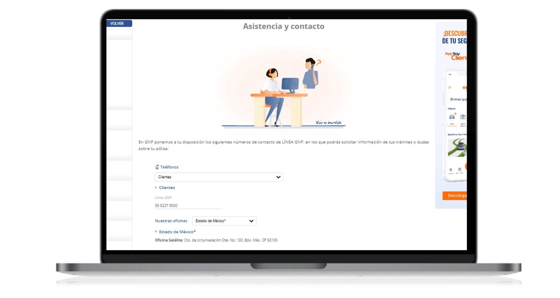 Número del telefono de seguros GNP