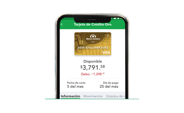 Pagar tarjeta desde app Banco Azteca