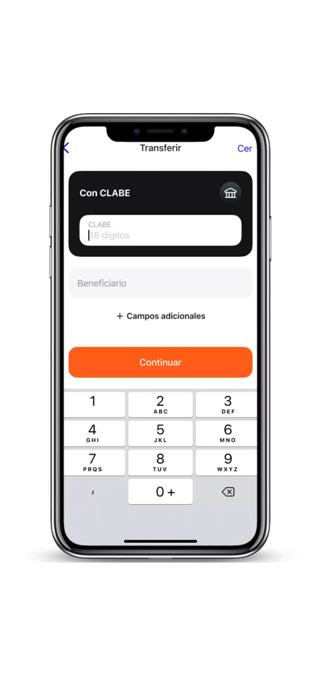Plata Card transferencia de dinero
