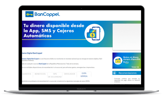 Préstamo Digital BanCoppel