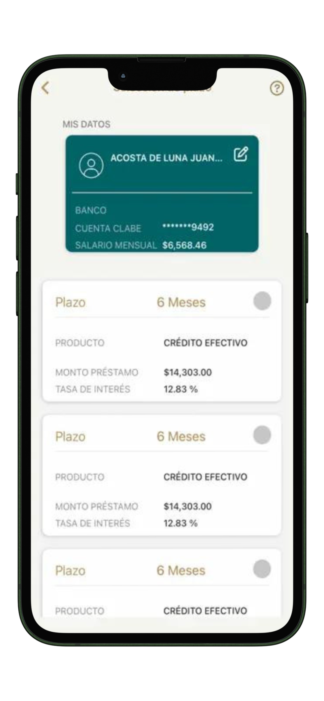 Préstamos Fonacot ver saldo en app-1