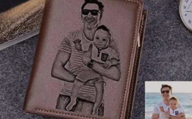 Regalos para San Valentín cartera grabada