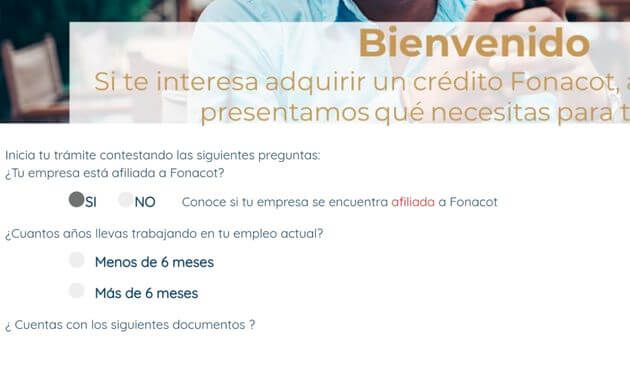 Requisitos para crédito Fonacot