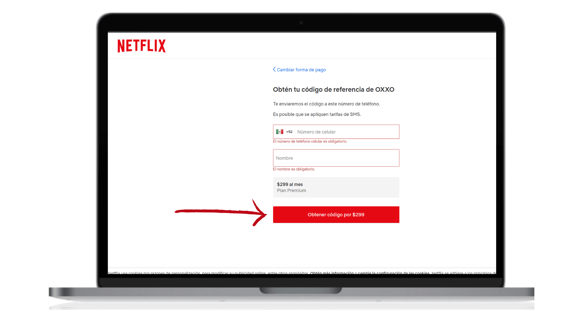 netflix pago proceso pasos  (1)