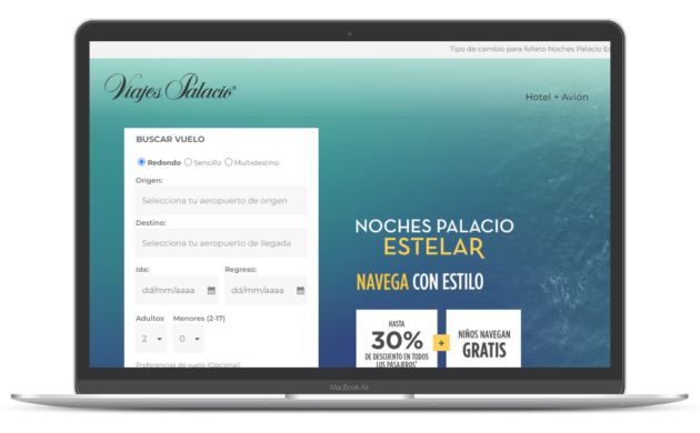 Tarjeta Palacio Viajes Palacio