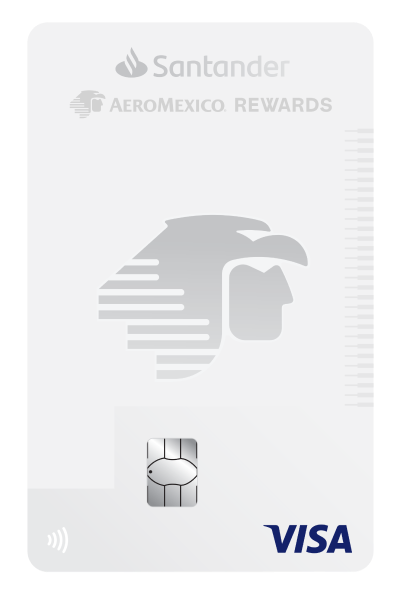 Tarjeta Santander Aeroméxico Blanca