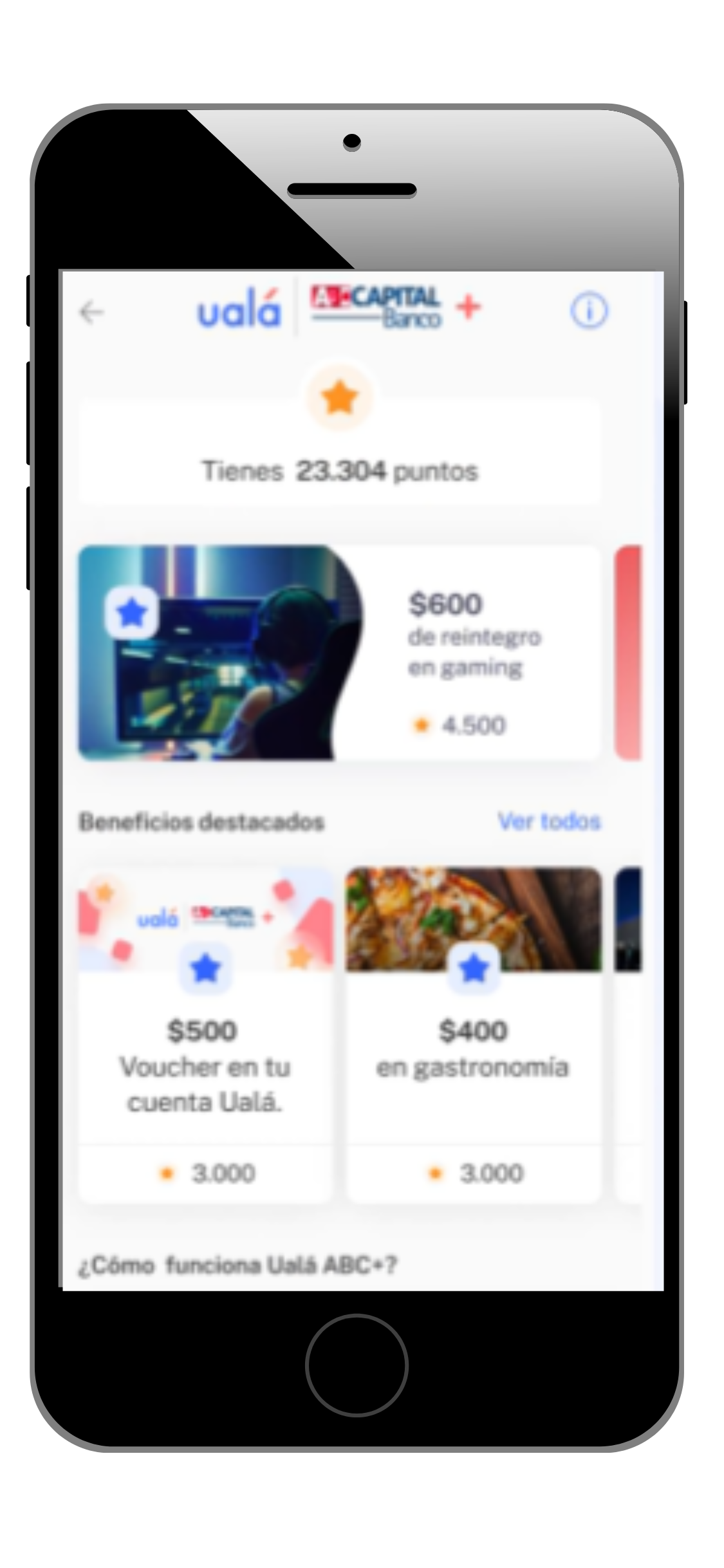 Tarjeta de débito Ualá puntos