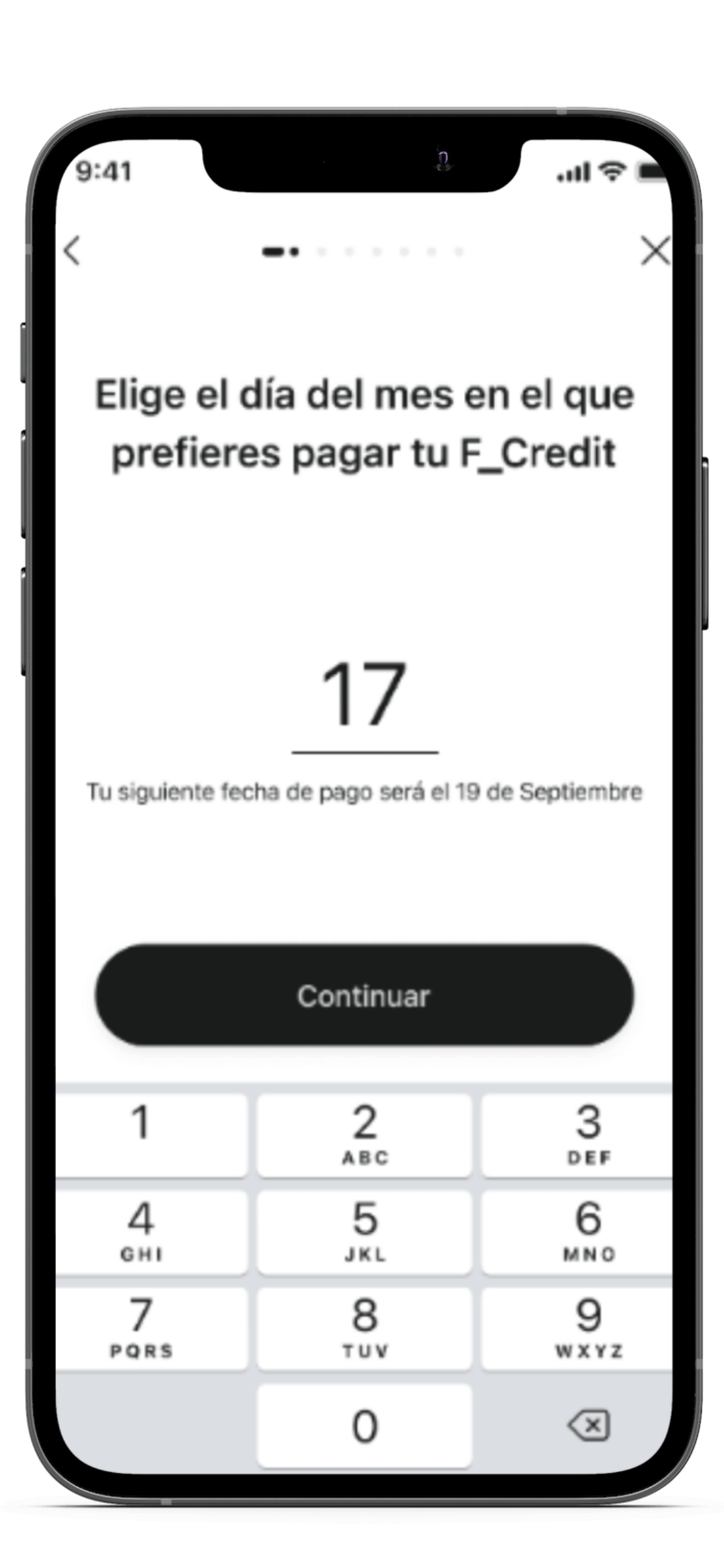 Tarjeta de crédito Fondeadora elegir fecha de pago