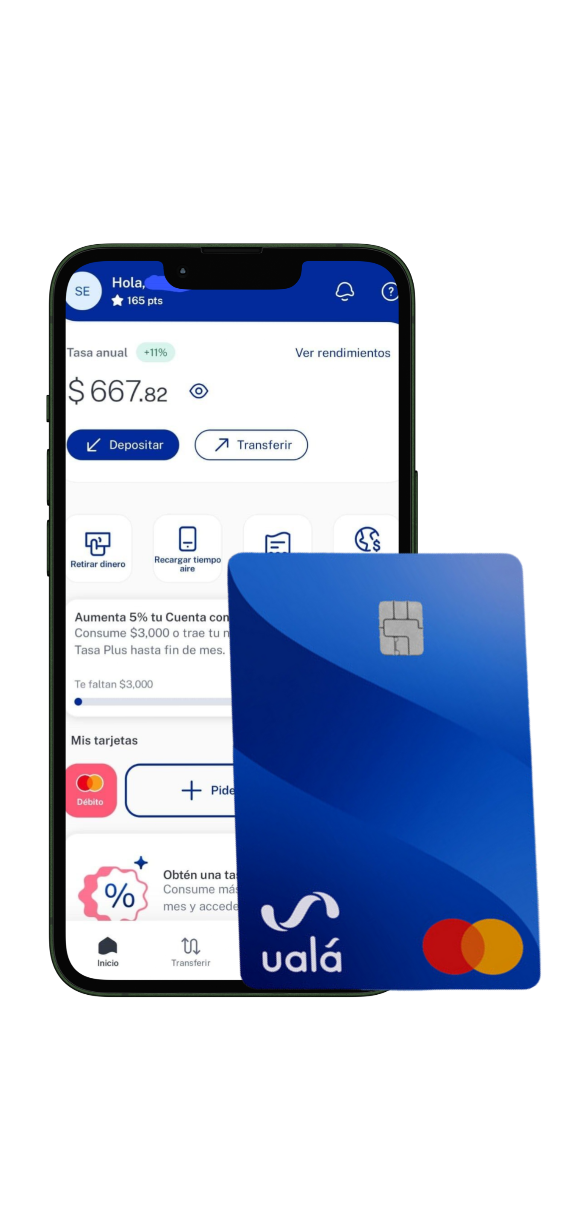 Tarjeta de crédito Ualá y aplicación Ualá