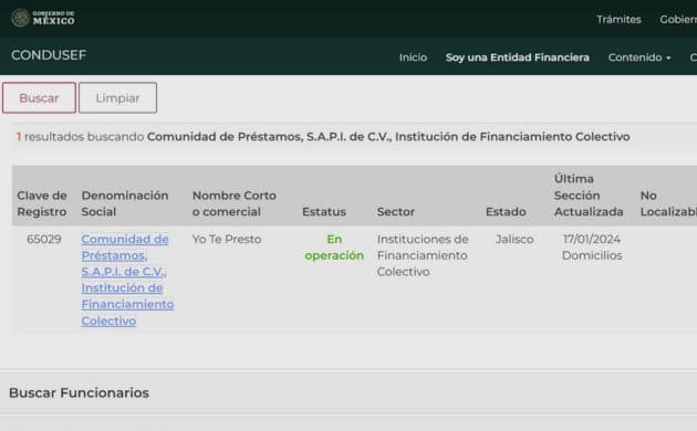yotepresto quejas registro en el SIPRES de Condusef