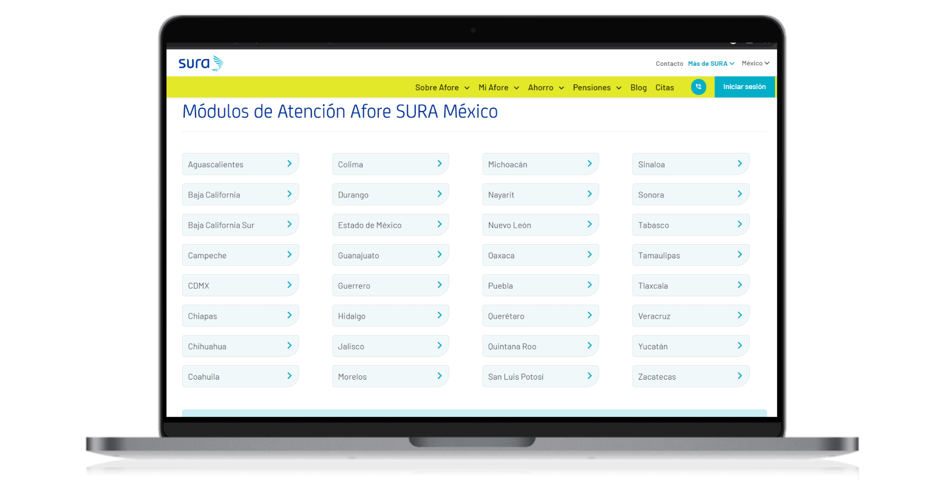 afore sura por desempleo modulos