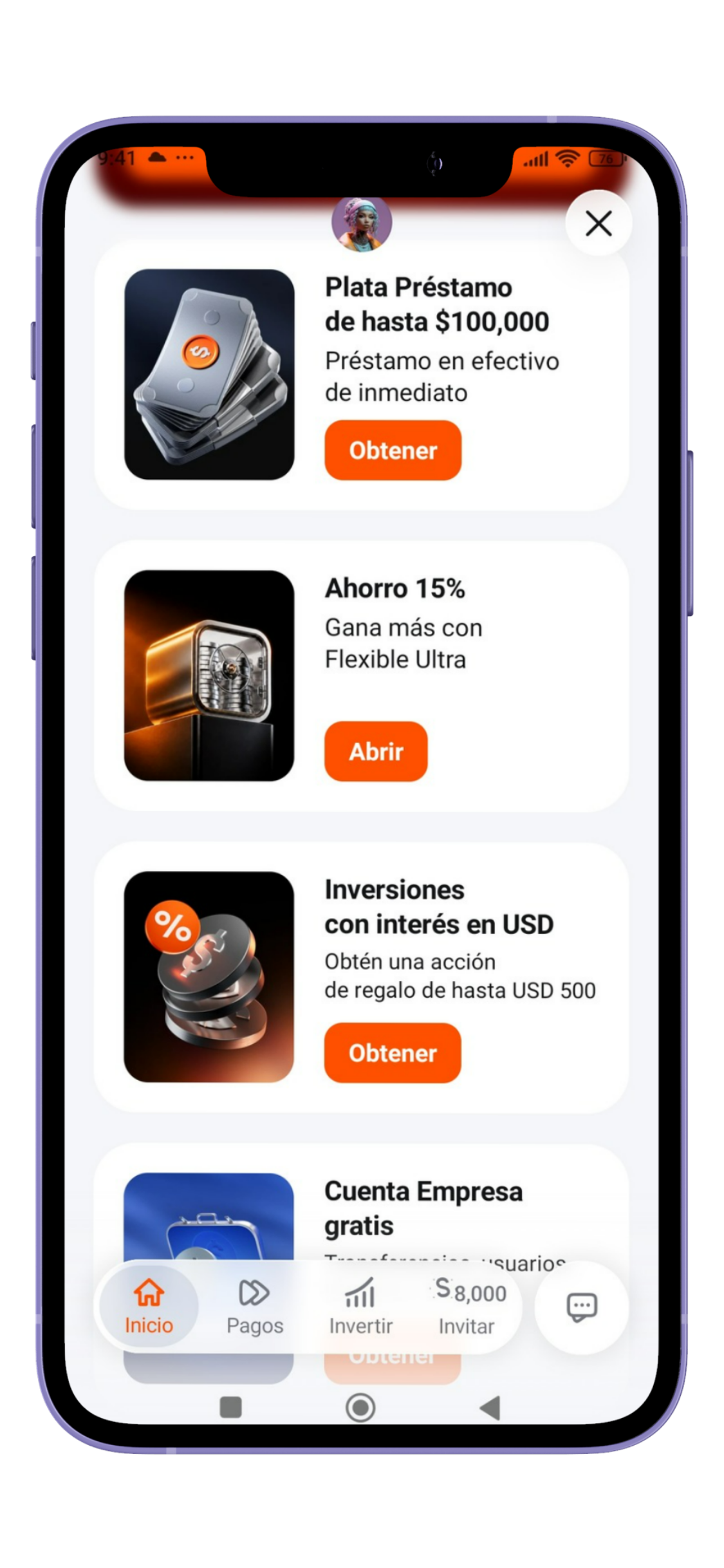 ahorro flexible ultra de plata cuenta con rendimiento