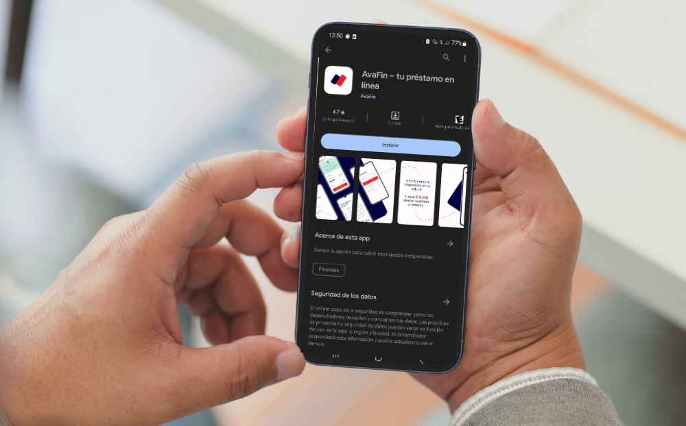 avafin prestamos cómo solicitarlo desde la app