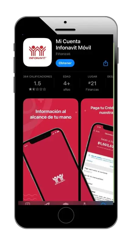 app de Infonavit donde puedes checar tu puntos infonavit