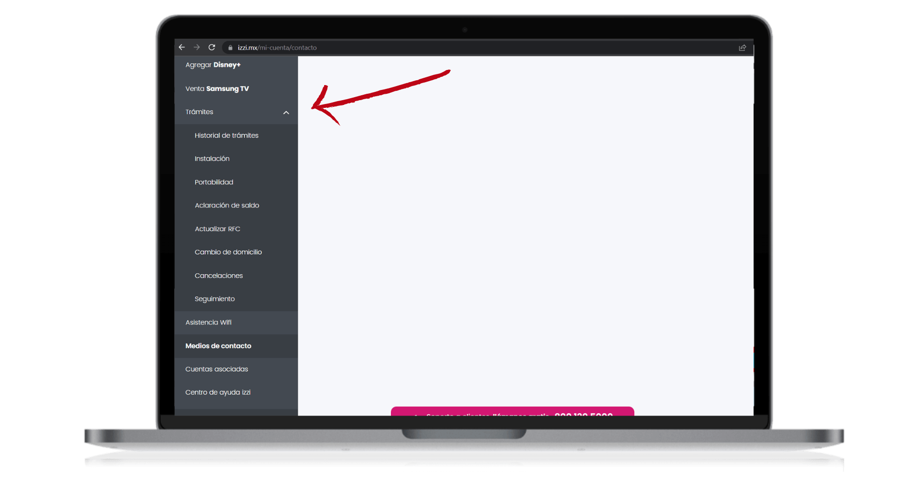cancelar Izzi en línea (1)