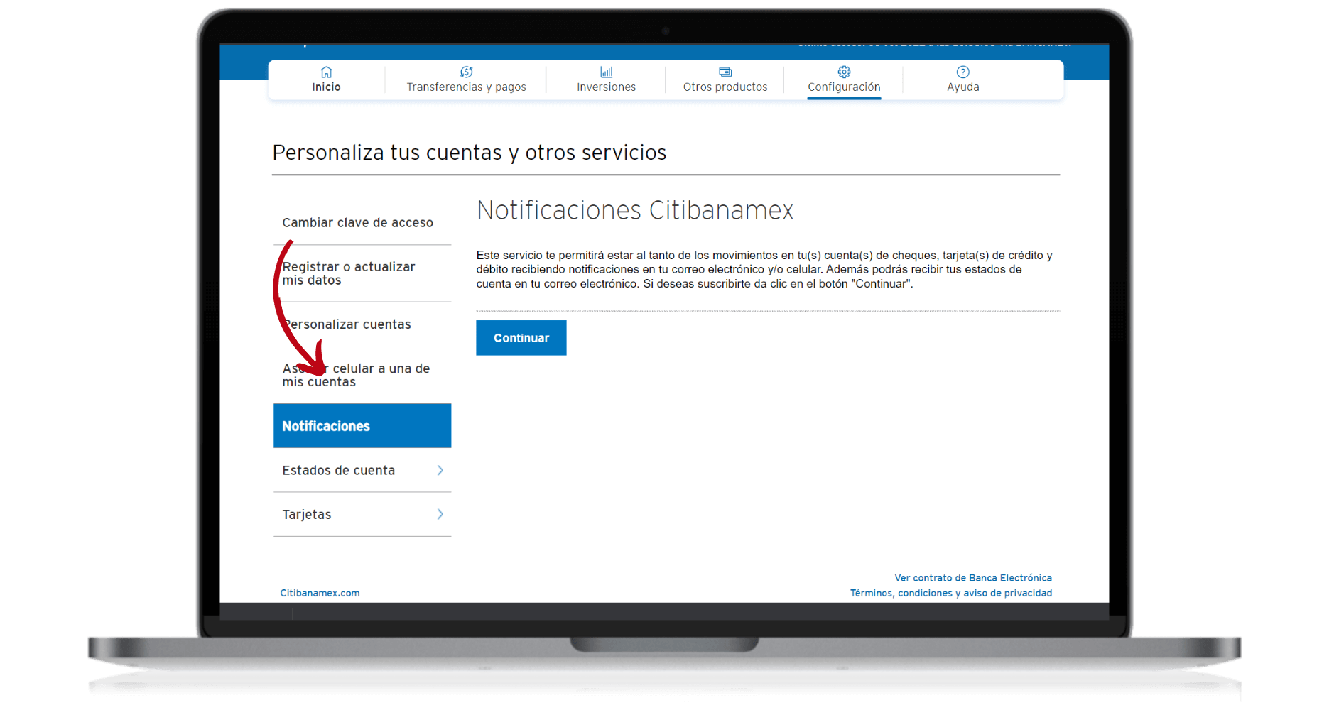 como abrir mi estado de cuenta citibanamex en mi correo  (5)