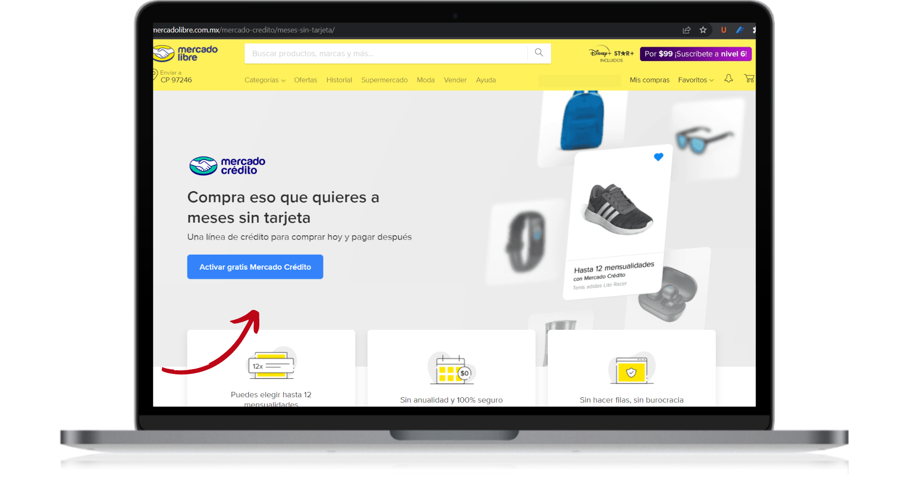 como activar Mercado Crédito