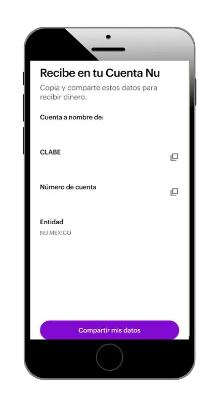 como depositar a la tarjeta de débito Nu México