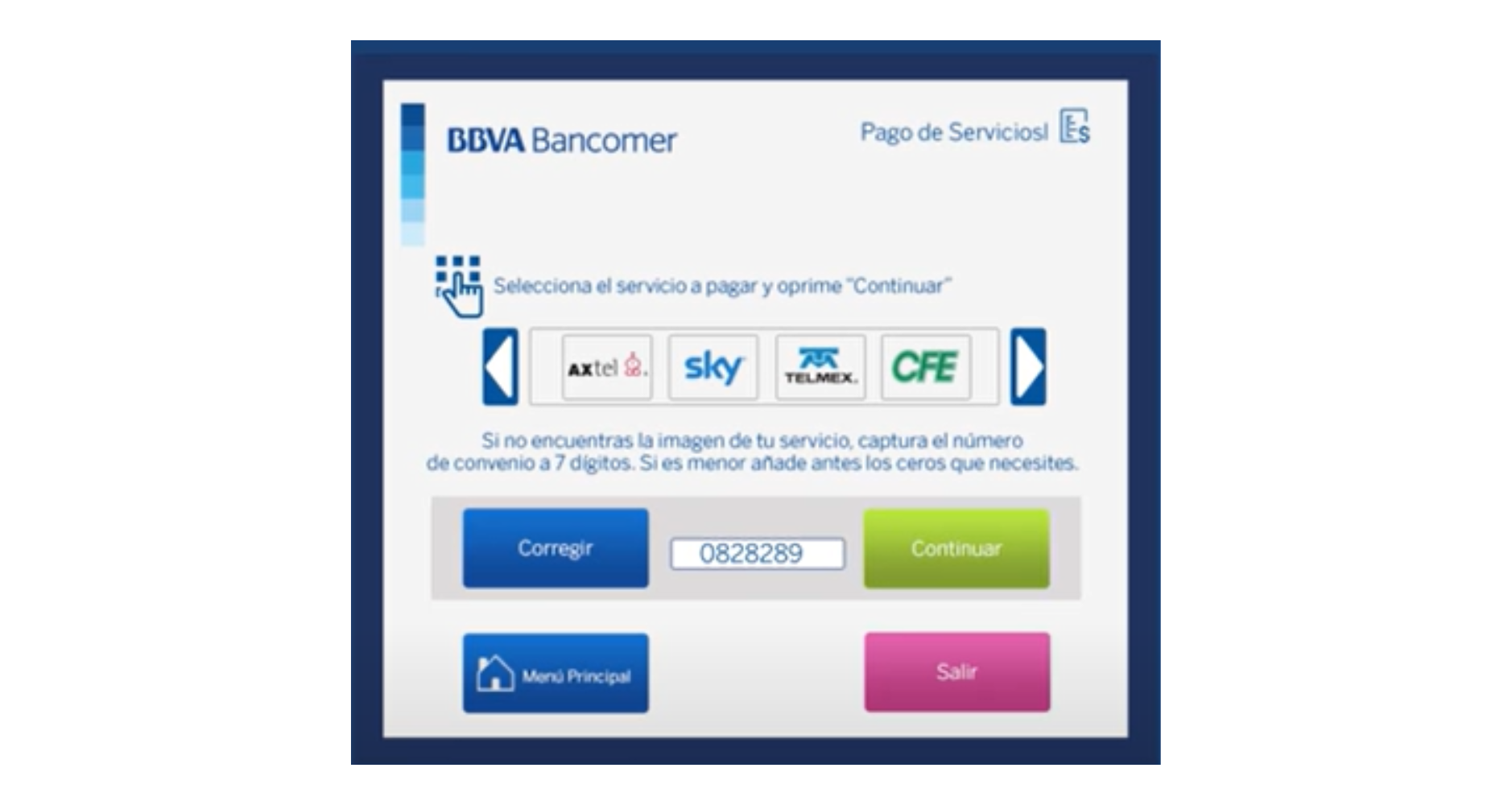 como depositar en cajero bbva bancomer pasos 2