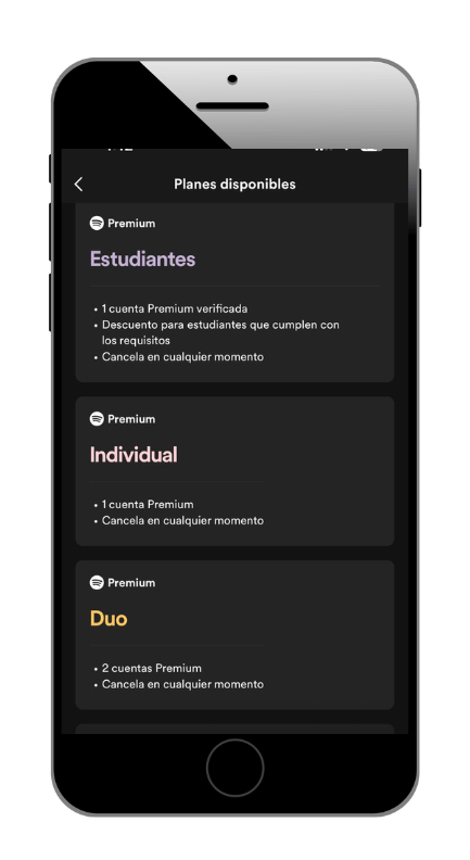 como pagar spotify premium con tarjeta de crédito o débito (1)