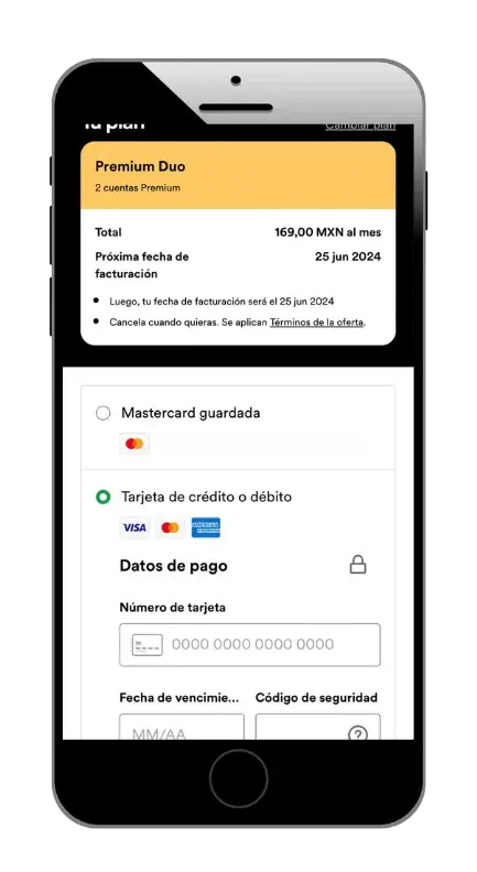 como pagar spotify premium desde la app Spotify  (2)