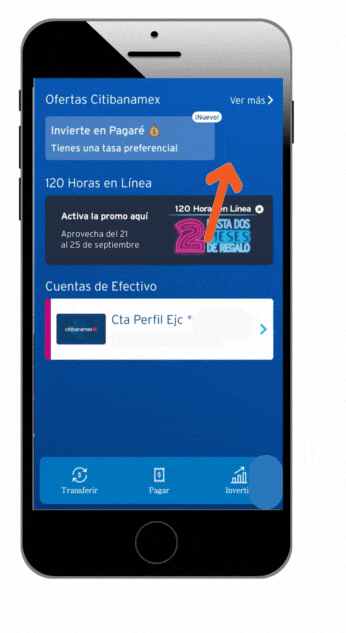 GIF de como depositar citibanamex