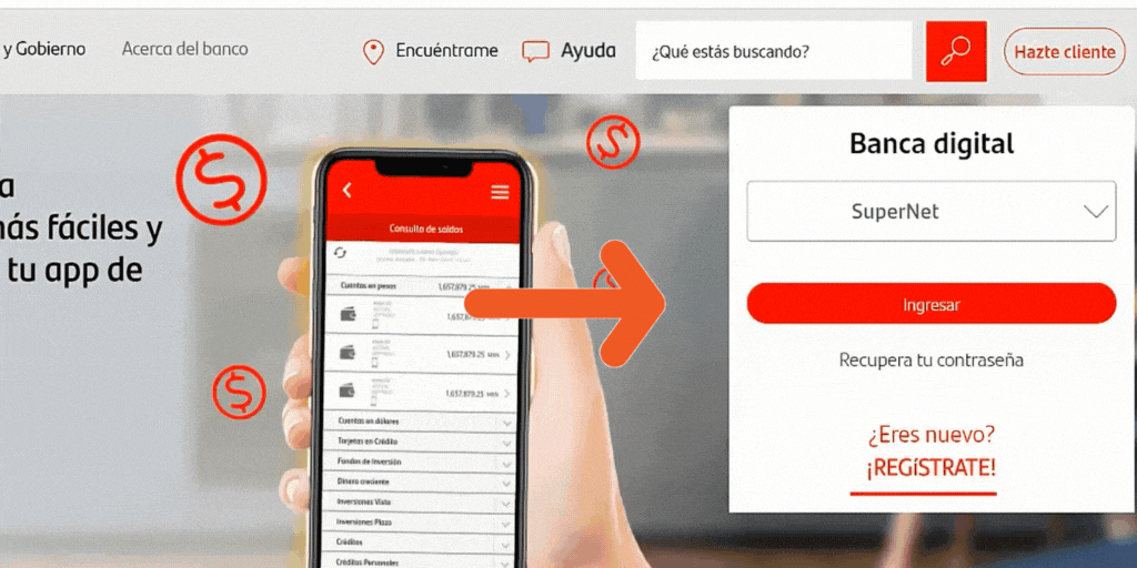 como sacar y descargar estado de cuenta santander