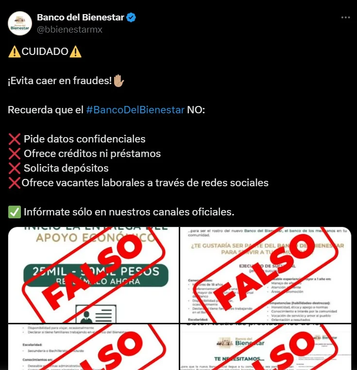 crédito seguro Bansefi Infonavit es falso