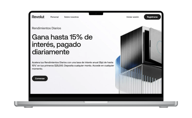 cuenta revolut con rendimiento alto