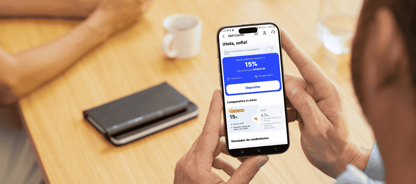didi cuenta inversiones rendimiento