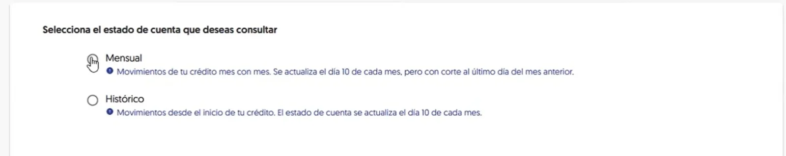 dos tipos de estado de cuenta infonavit mensual e historico